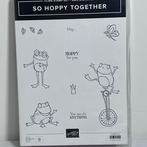 Stampin' Up! So Hoppy Together Cling Stamp Set